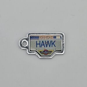 Vintage 1990 Galoob Micro Machines License Plate Kansas HAWK